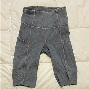 lululemon Women's Gray Bike Shorts